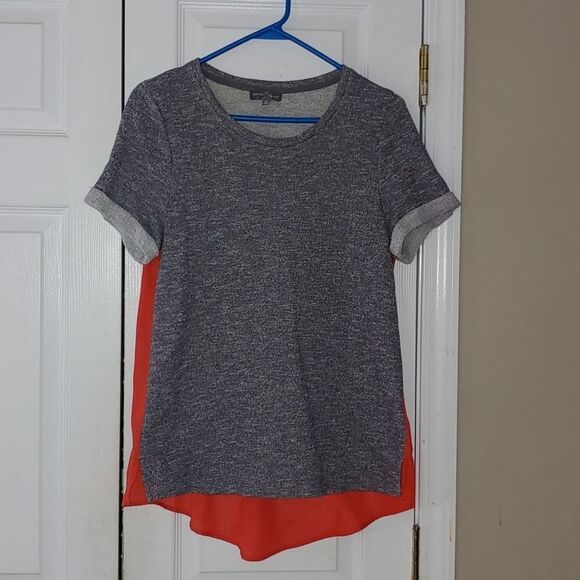 Market & Spruce Mixed Media Blouse Sz M NWOT - Picture 1 of 5